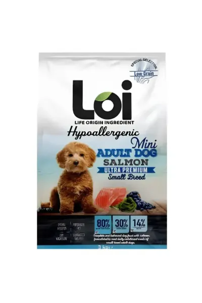 Mini Irk Somonlu Köpek Maması 3 Kg