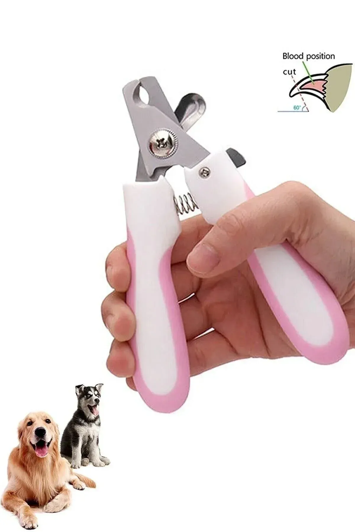 Çelik Kedi Köpek Tırnak Makası 12 Cm