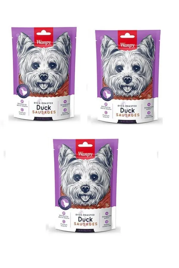 Köpek Ödülü Ördek Etli Sosis 100 Gr. X 3 Adet