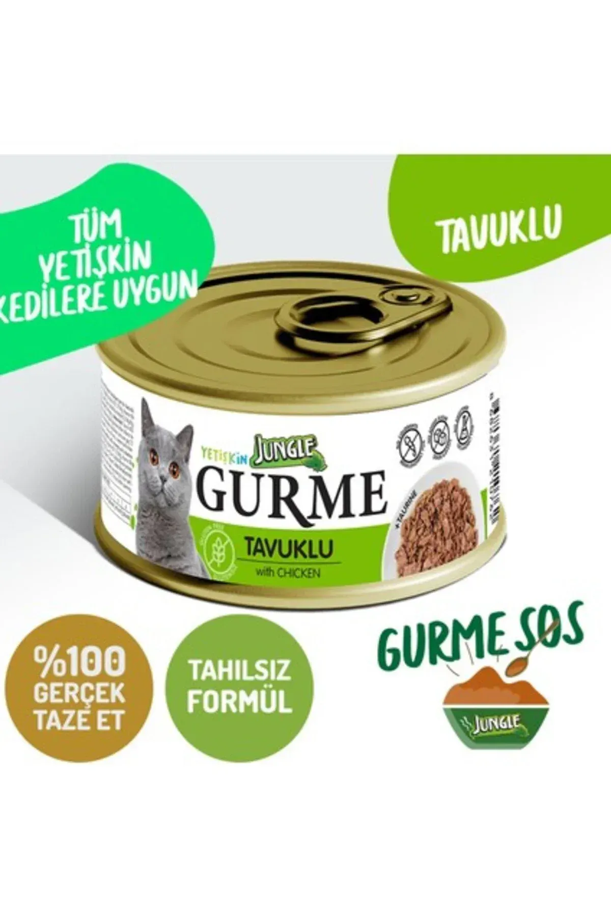 Gurme 85G Yetişkin Tavuklu Kedi Konserve