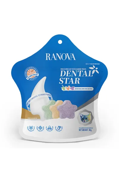 Kediler İçin Dondurularak Kurutulmuş Karışık 3 Lezzet Dental Kedi Ödülü Diş Sağlığı 36 gr