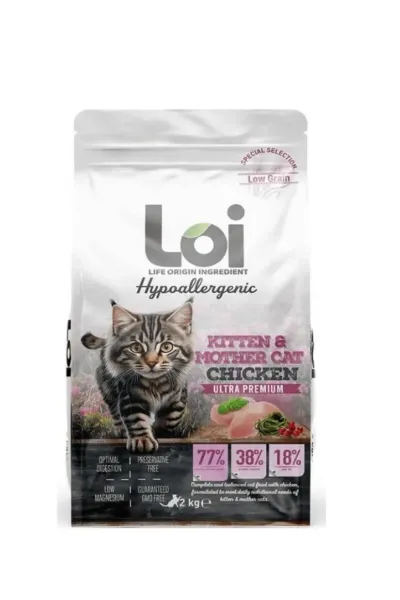 Kitten Yavru Kedi Maması Tavuklu 2 Kg