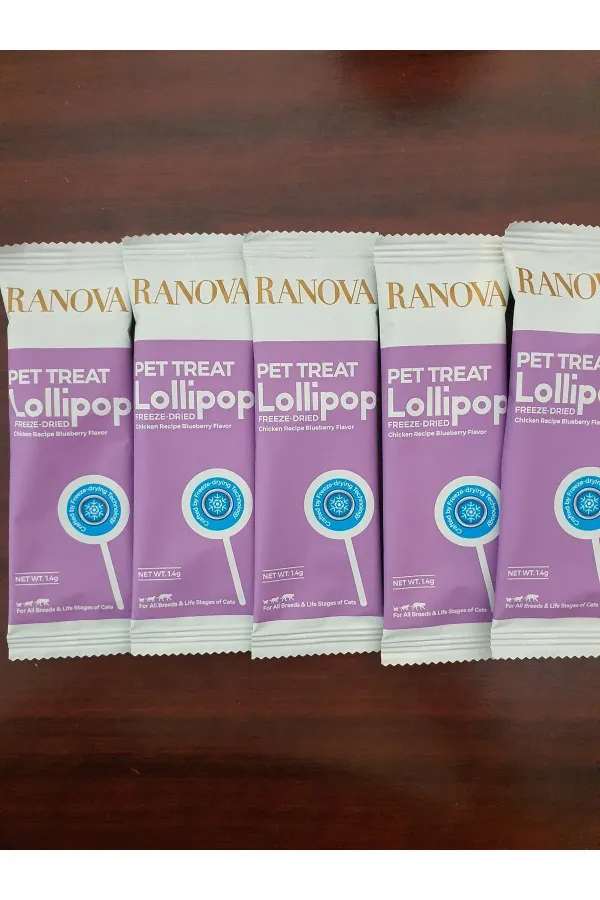 PATİLİMARKET kedi lolipop tavuk yaban mersinli 5 adet