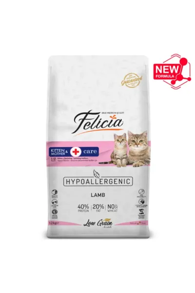 Az Tahıllı Kitten Kuzu Etli Yavru Kedi Maması 12 Kg