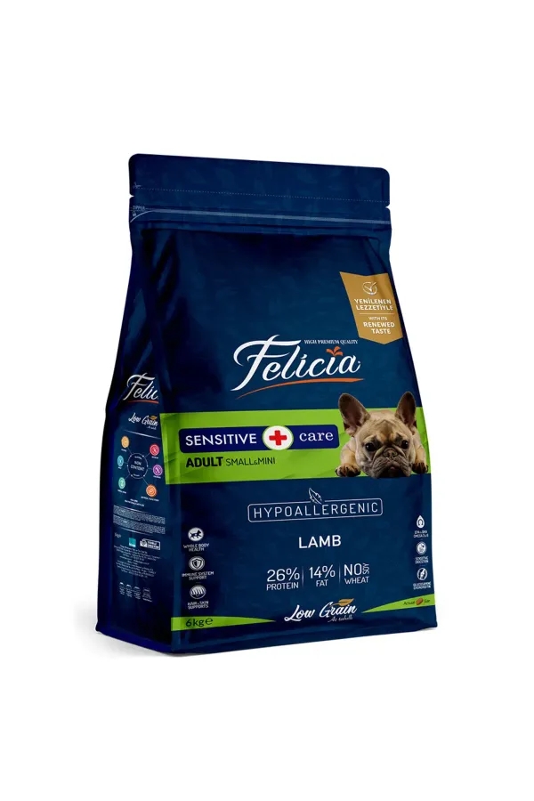 6 Kg Yetişkin Kuzulu Small/Mini Az Tahıllı HypoAllergenic Köpek Maması
