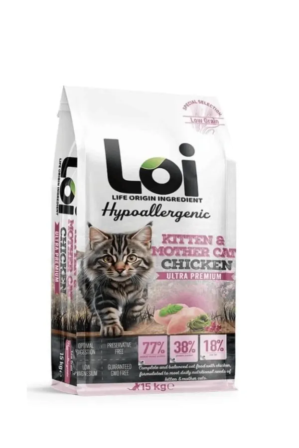Kitten Yavru Kedi Maması Tavuklu 15 Kg