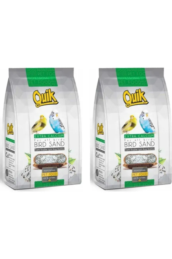 250 gr x 2 Kuş Kumu İndigo - Yeşil Renkli Doğal Malzeme ile Sindirim Destekleyici