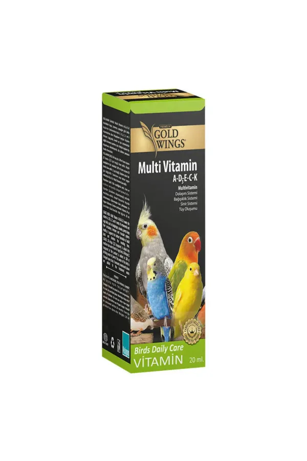 Multi Vitamin Kuşlar İçin Tüy Oluşum Desteği 20 ml
