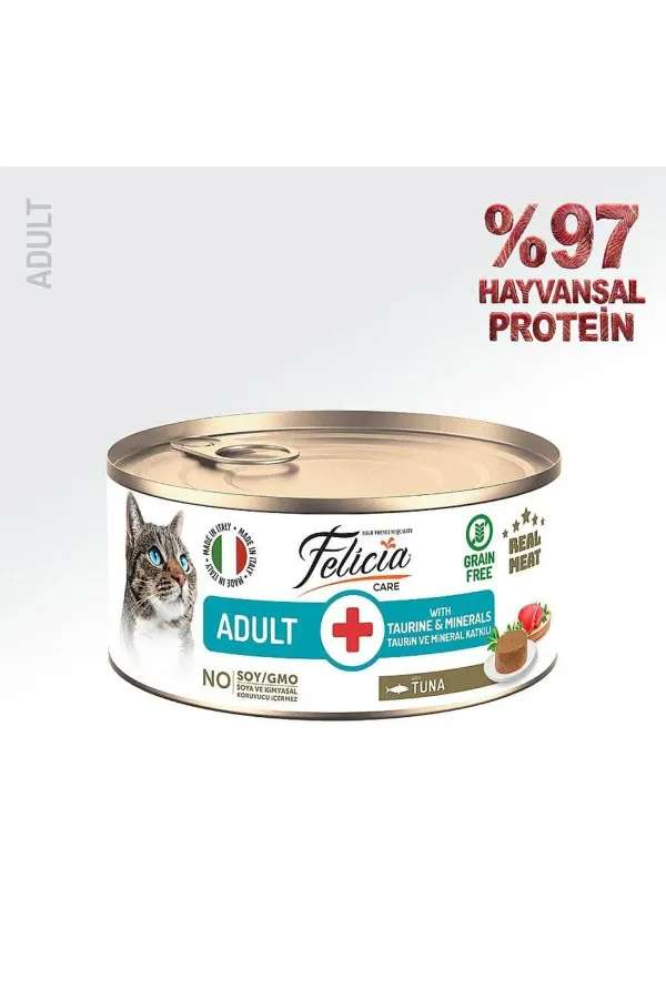 Ton Balıklı Ezme Yetişkin Kedi Konservesi 85 GR