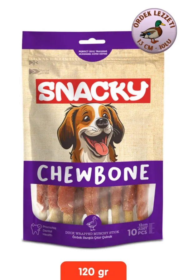 Munchy Ördek Sargılı Köpek Ödül 10'lu x 13cm 120gr