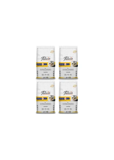 Hypoallergenic Tavuklu Düşük Tahıllı Kısırlaştırılmış Kedi Maması 2kg - 4 adet