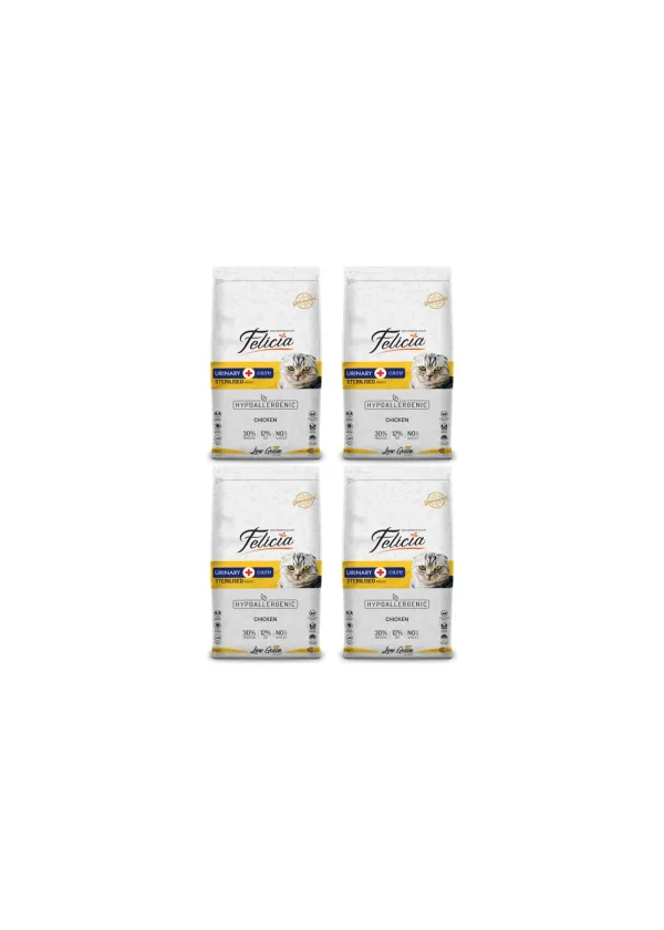Hypoallergenic Tavuklu Düşük Tahıllı Kısırlaştırılmış Kedi Maması 2kg - 4 adet