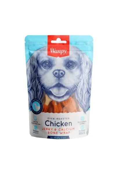 Kalsiyumlu Gerçek Tavuk 100gr Köpek Ödülü