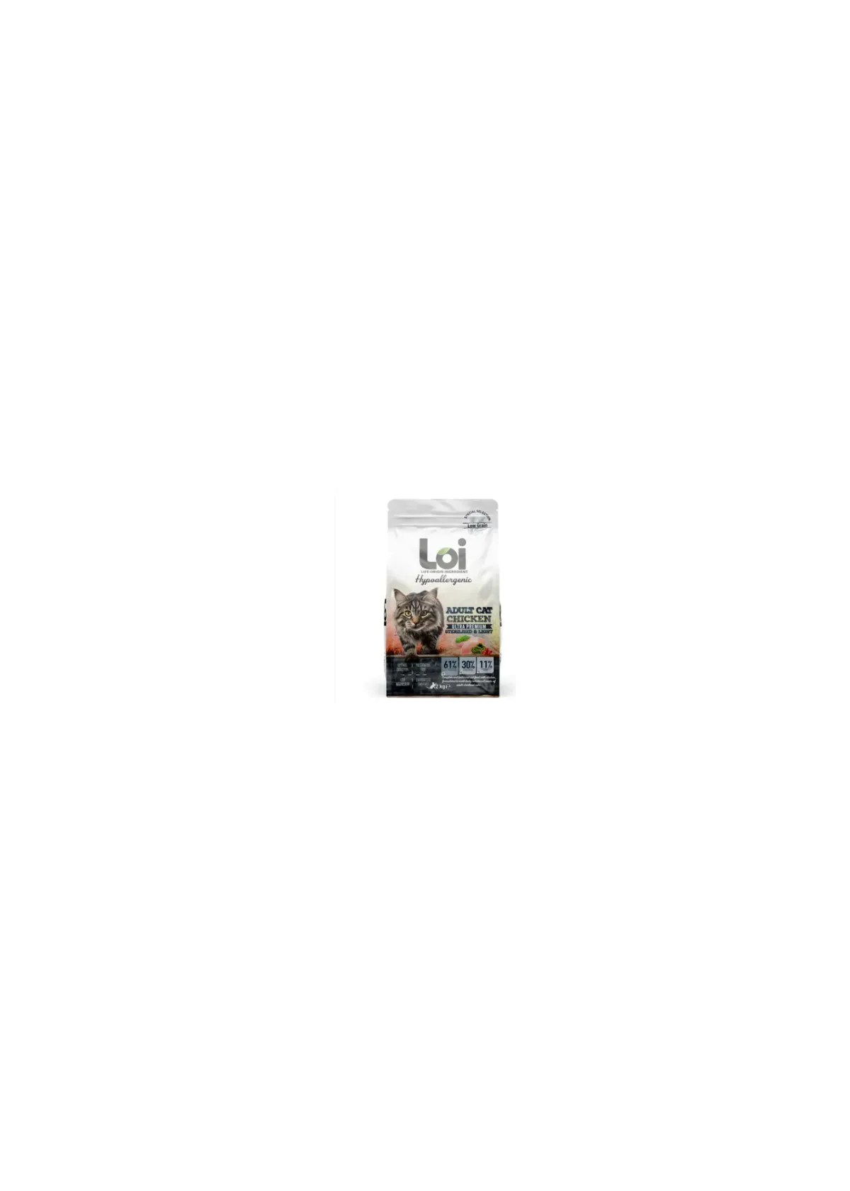 Loı Yetişkin Kısırlaştırılmış Tavuklu Kedi Maması 2 kg