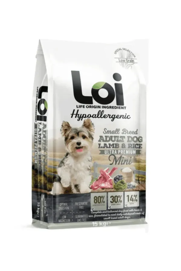 Mini Irk Yetişkin Köpek Kuzulu 15kg