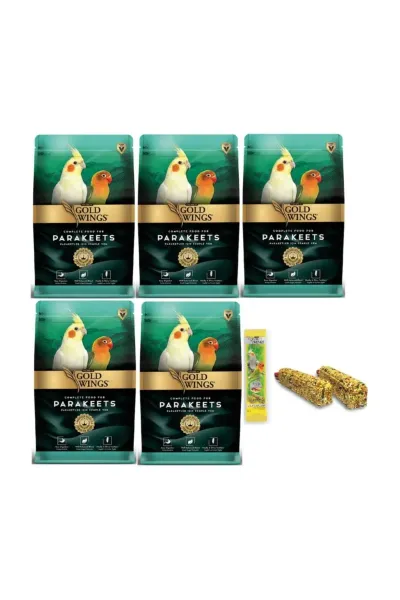 Premium Paraket Yemi 1 kg X5 Adet + (Kraker Hediyeli)