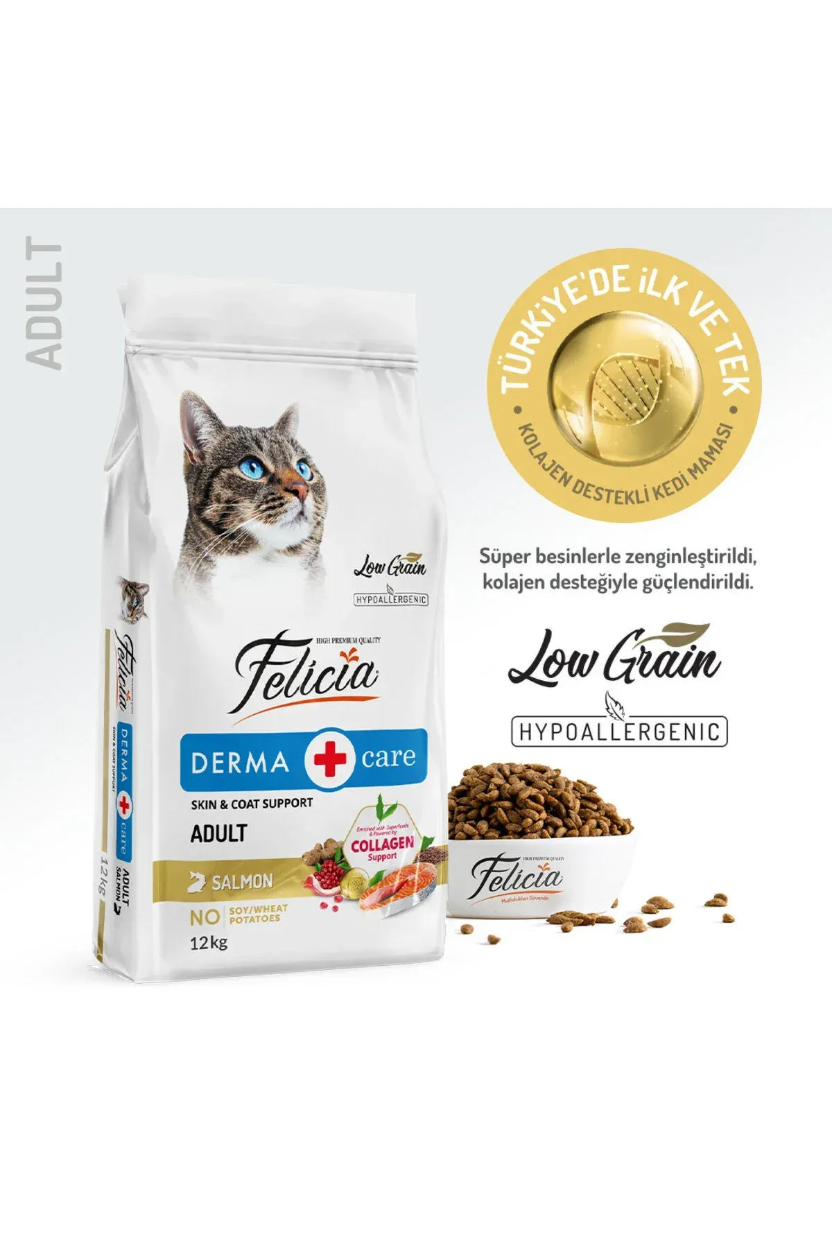 Somonlu Yetişkin Kedi Maması 12 Kg