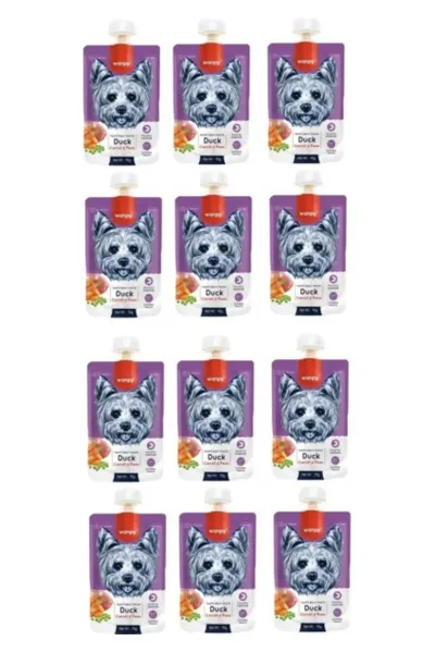 Taze Ördekli & Havuçlu Köpek Et Ezmesi 90 Gr. X 12 Adet