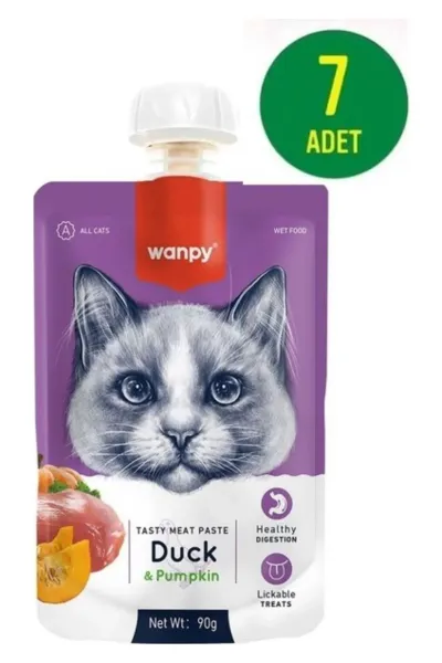 Taze Ördekli&bal Kabaklı Kedi Et Ezmesi 90 gr X 7 Adet