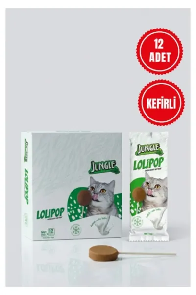 Kedi Lolipopu Kefirli ( 12 Adet )