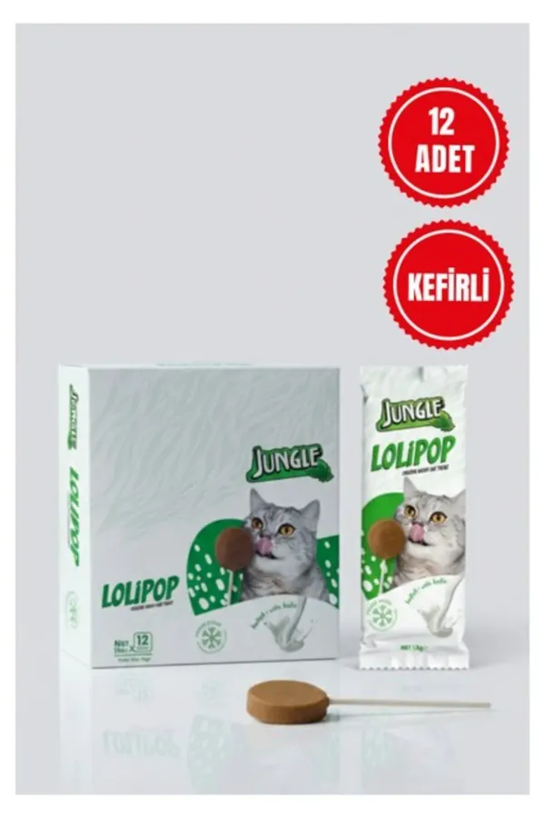 Kedi Lolipopu Kefirli ( 12 Adet )