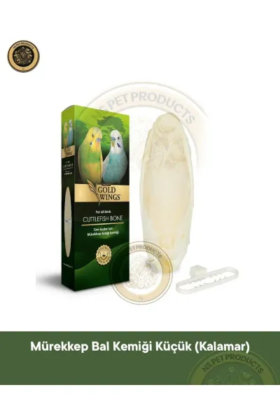 Premium Mürekkep Balığı Kalamar Kemiği – Kuşlar İçin Vitamin ve Mineral Desteği