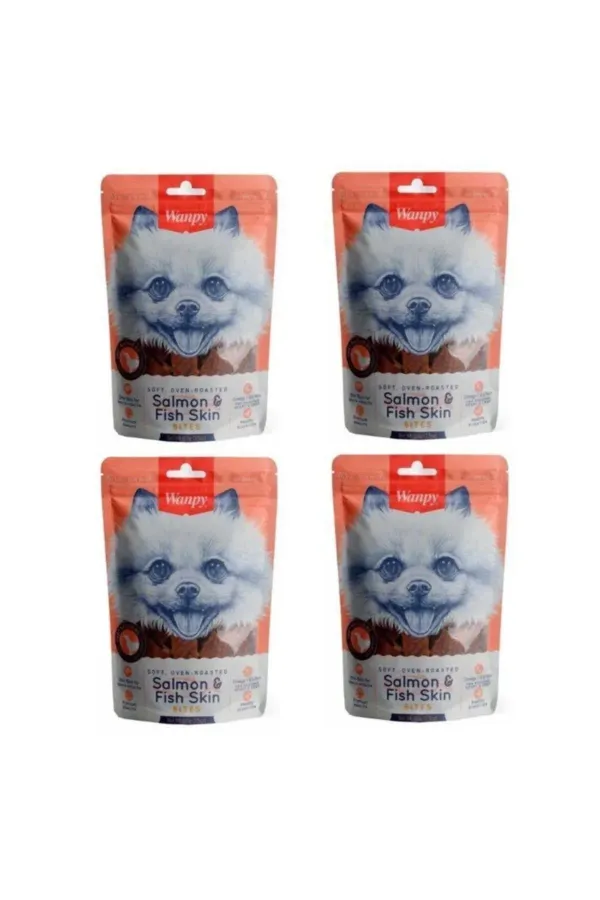 Gerçek Somon Dilimleri Köpek Ödülü 100 Gr X 4 Adet