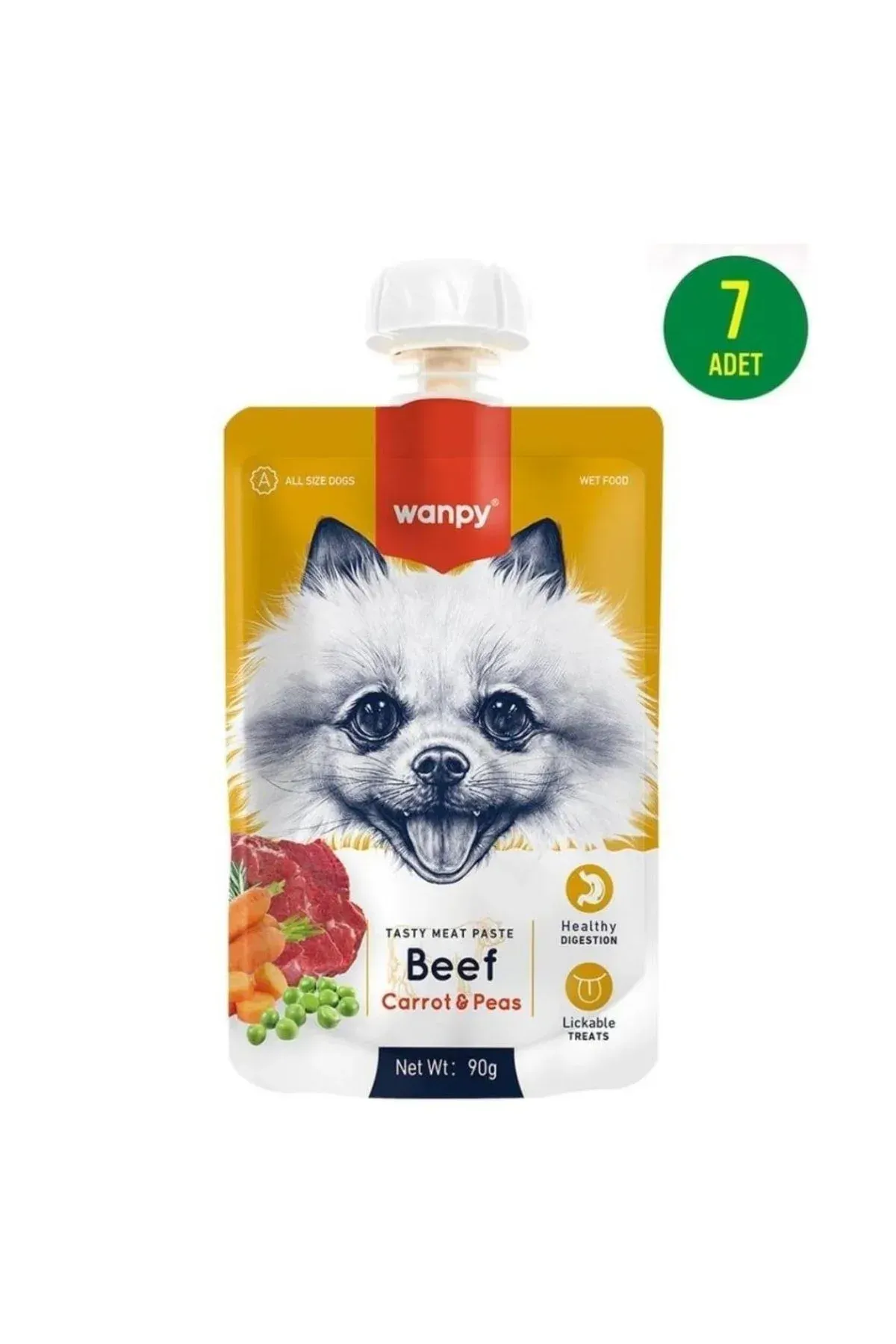 Taze Sığır Etli&havuçlu Köpek Et Ezmesi 90 Gr X 7 Adet