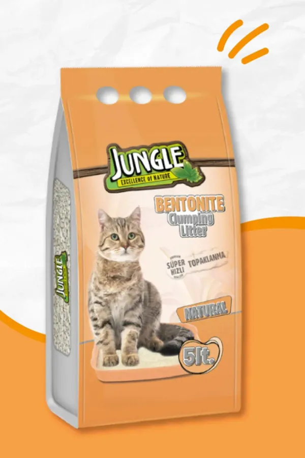 Bentonit Natural 5 Lt Kedi Kumu %100 Doğal Yeni Koruyucu Ambalajda Bentonite Clumping