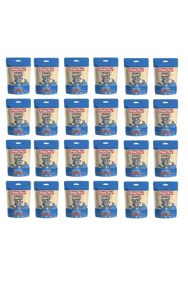 Crunch Kedi Ödülü Somonlu Anti-age 60 Gr. X 24 Adet
