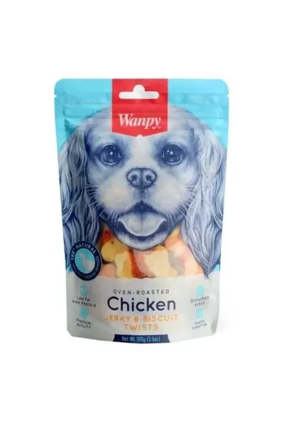 Bisküvi Üzeri Tavuk Sargılı Köpek Ödül Maması 100 gr