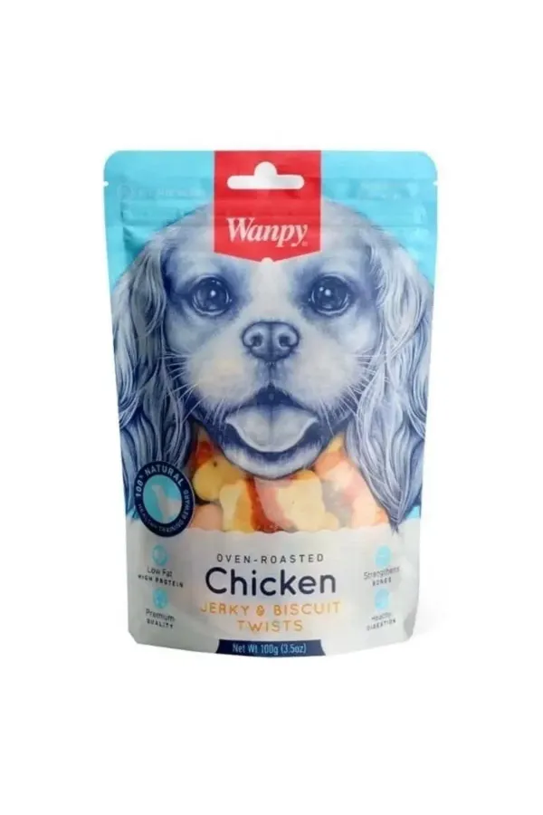 Bisküvi Üzeri Tavuk Sargılı Köpek Ödül Maması 100 gr