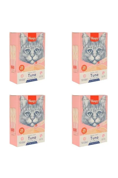 Ton Balığı & Karidesli Sıvı Kedi Ödülü 25x14 Gr X 4 Adet