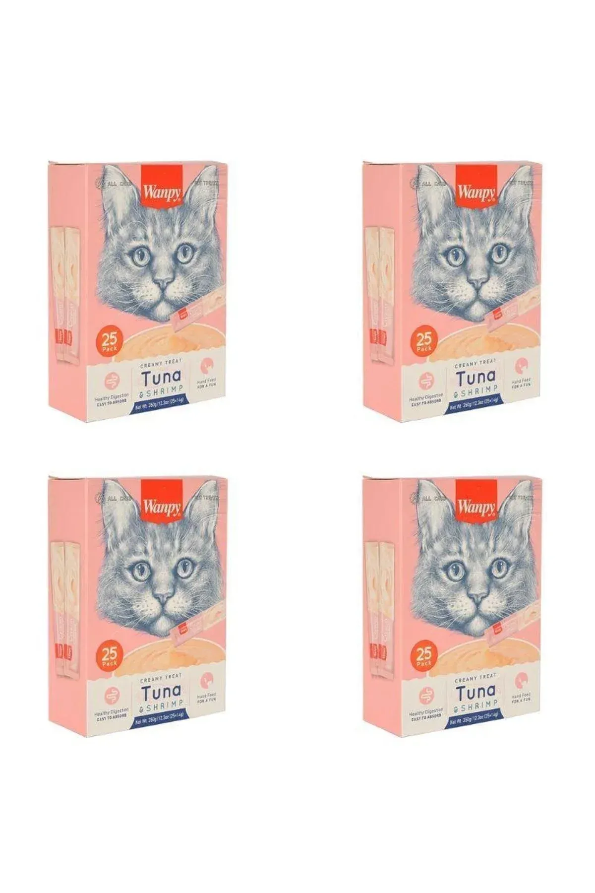 Ton Balığı & Karidesli Sıvı Kedi Ödülü 25x14 Gr X 4 Adet