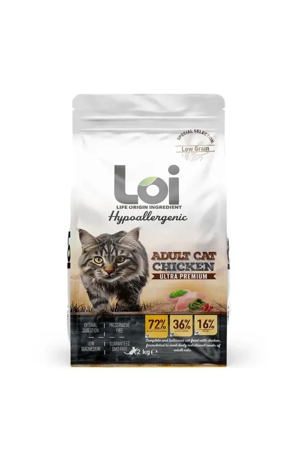 Loi Tavuklu Yetişkin Kedi Maması 2 Kg