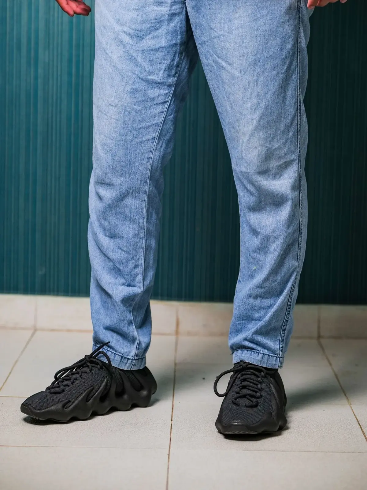 Erkek Baggy Kot Pantolon – Açık Mavi