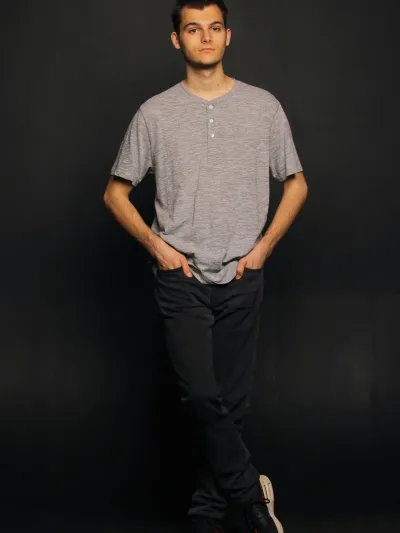 Erkek Regular Fit Kot Pantolon – Siyah