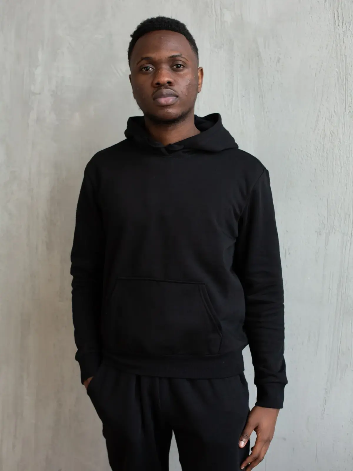 Kapüşonlu Sweatshirt – Siyah
