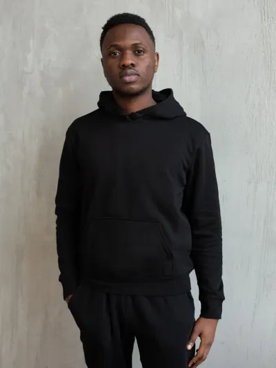 Kapüşonlu Sweatshirt – Siyah