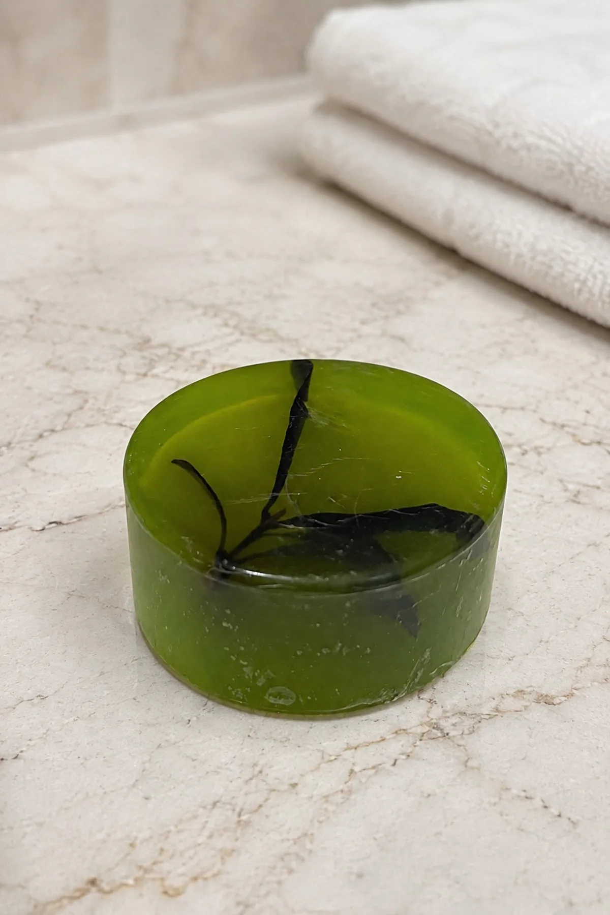 Zeytin Sabunu El Yapımı Doğal Zeytinyağlı Katı Sabun Zeytin Yapraklı Zeytinyağı Sabunu 3