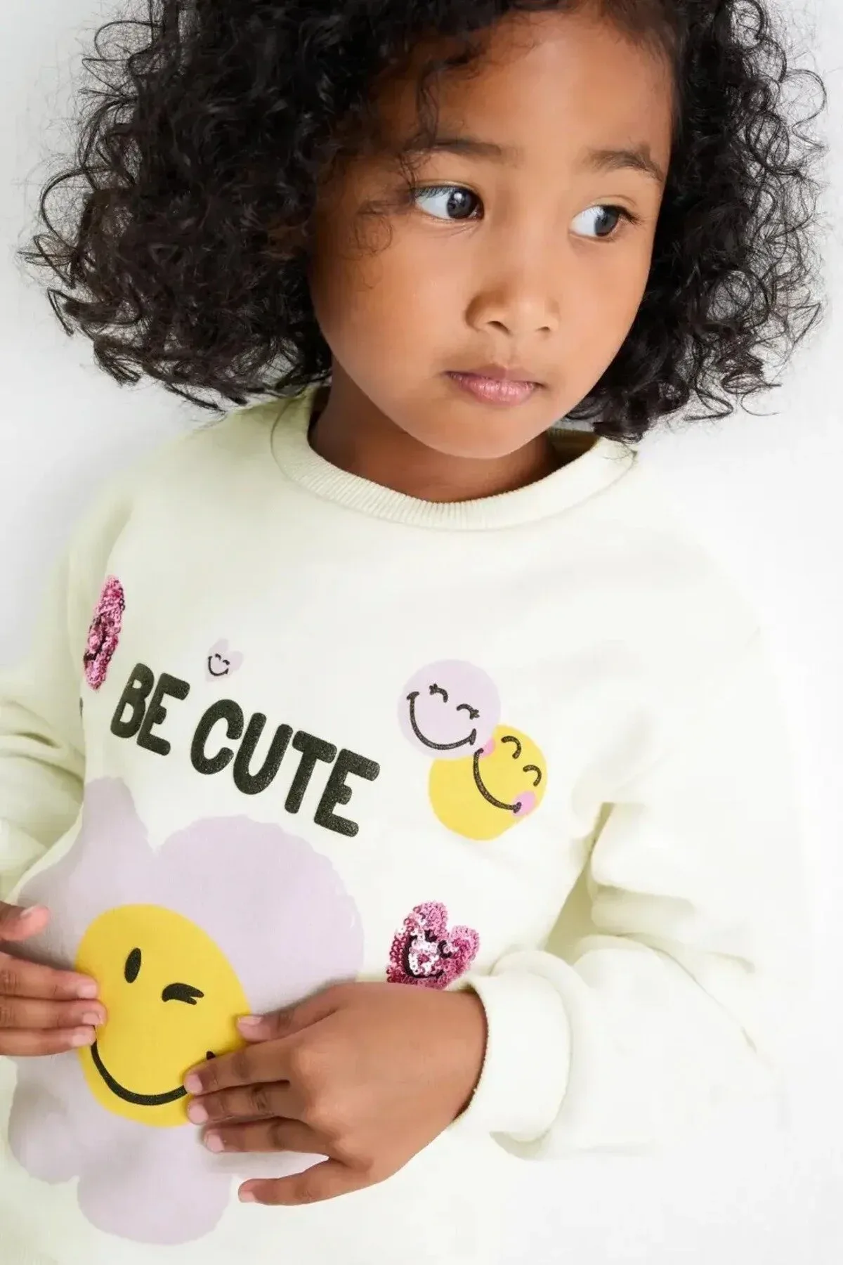 kız çocuk bebek baskılı sweatshirt tayt takım 2-10 yaş