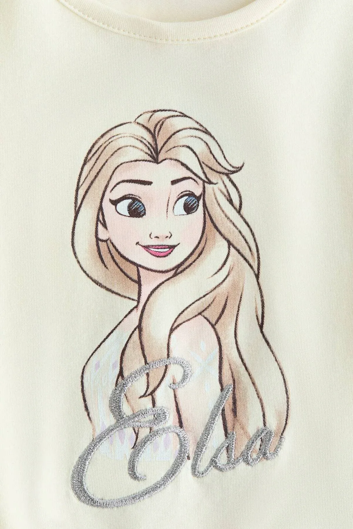 kiz bebek cocuk elsa baskili tshirt 18 ay 10 yas