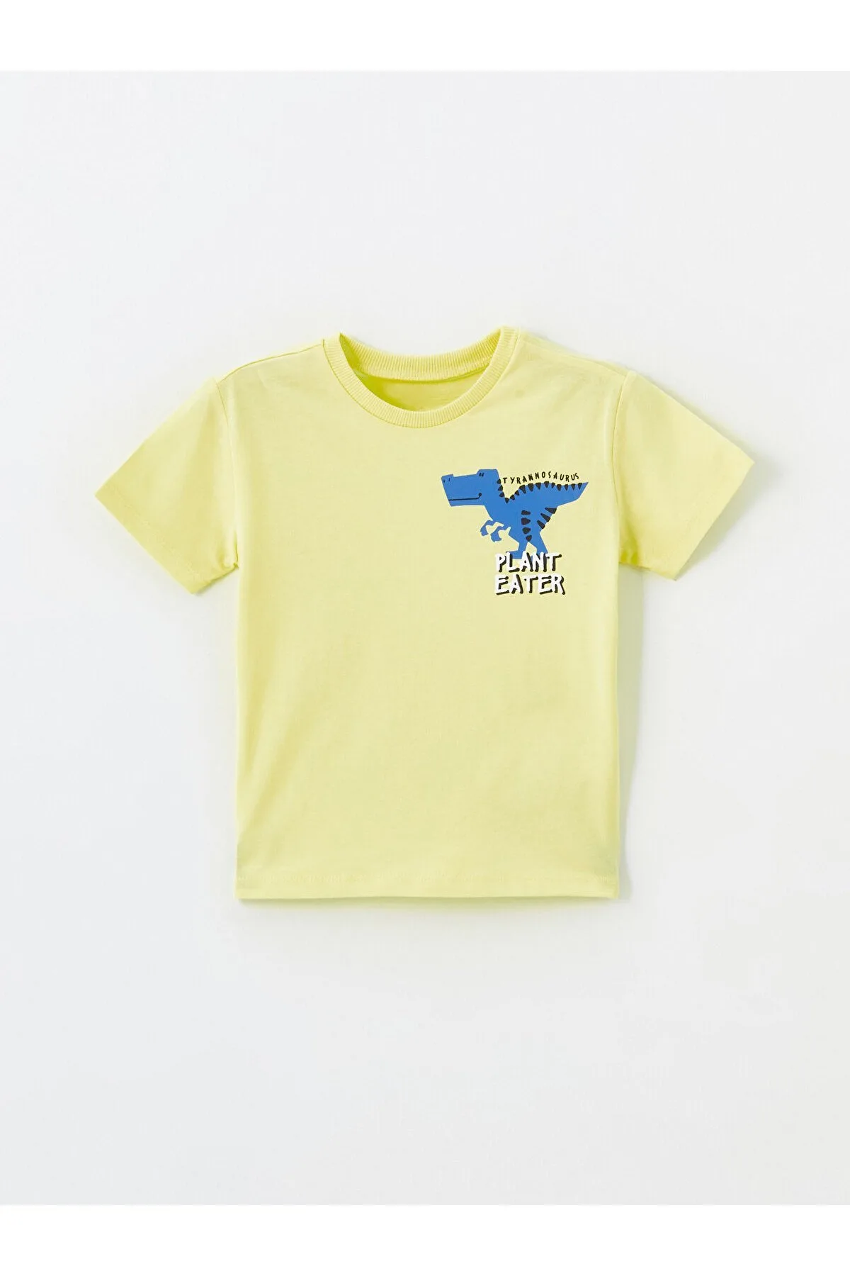 erkek bebek dinozor baskılı t-shirt yeşil ZEYDER2167