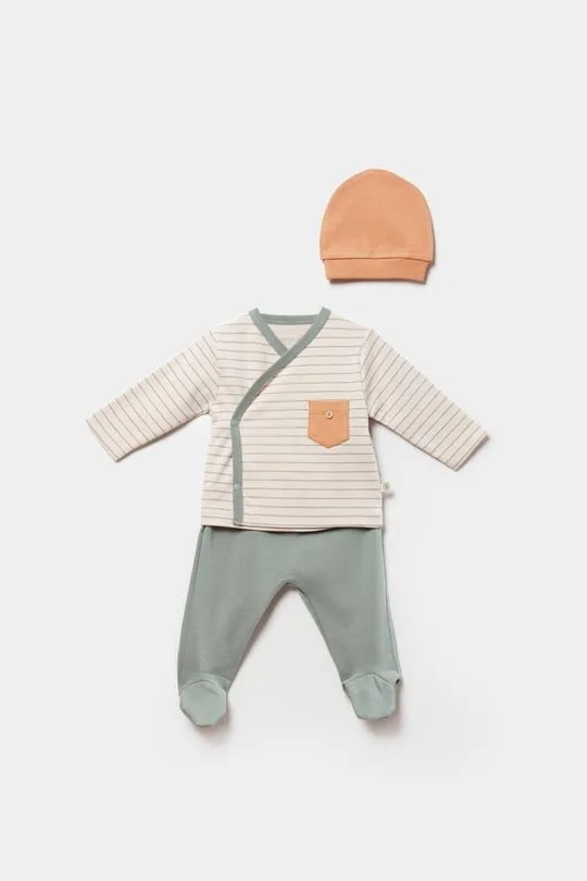 Erkek Bebek Üçlü Set