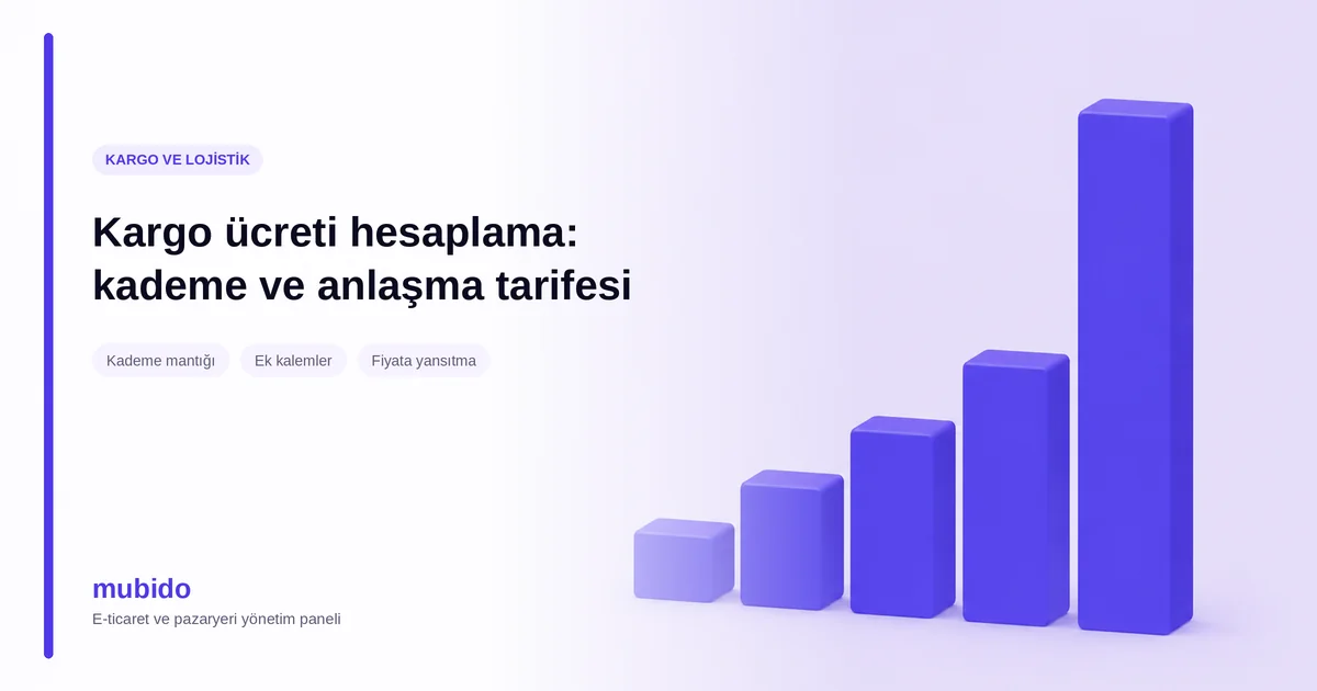 Kargo tarifesinde yükselen desi kademeleri