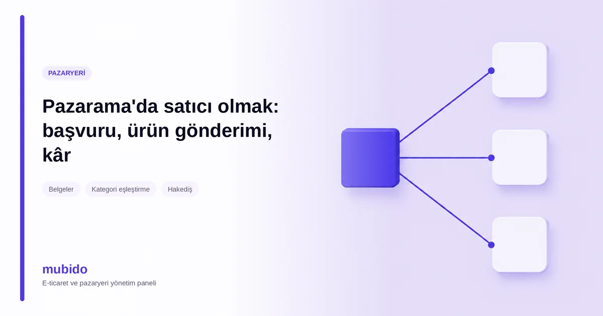 Tek bir merkezden üç ayrı satış kanalına açılan bağlantılar