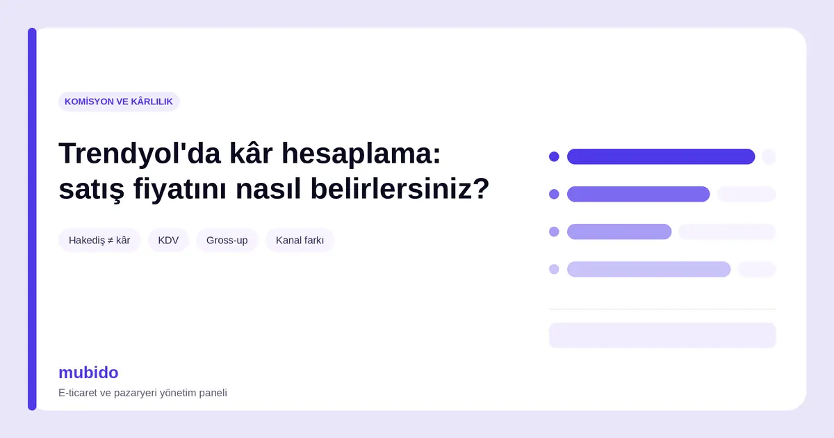 Trendyol'da kâr hesaplama rehberi kapak görseli