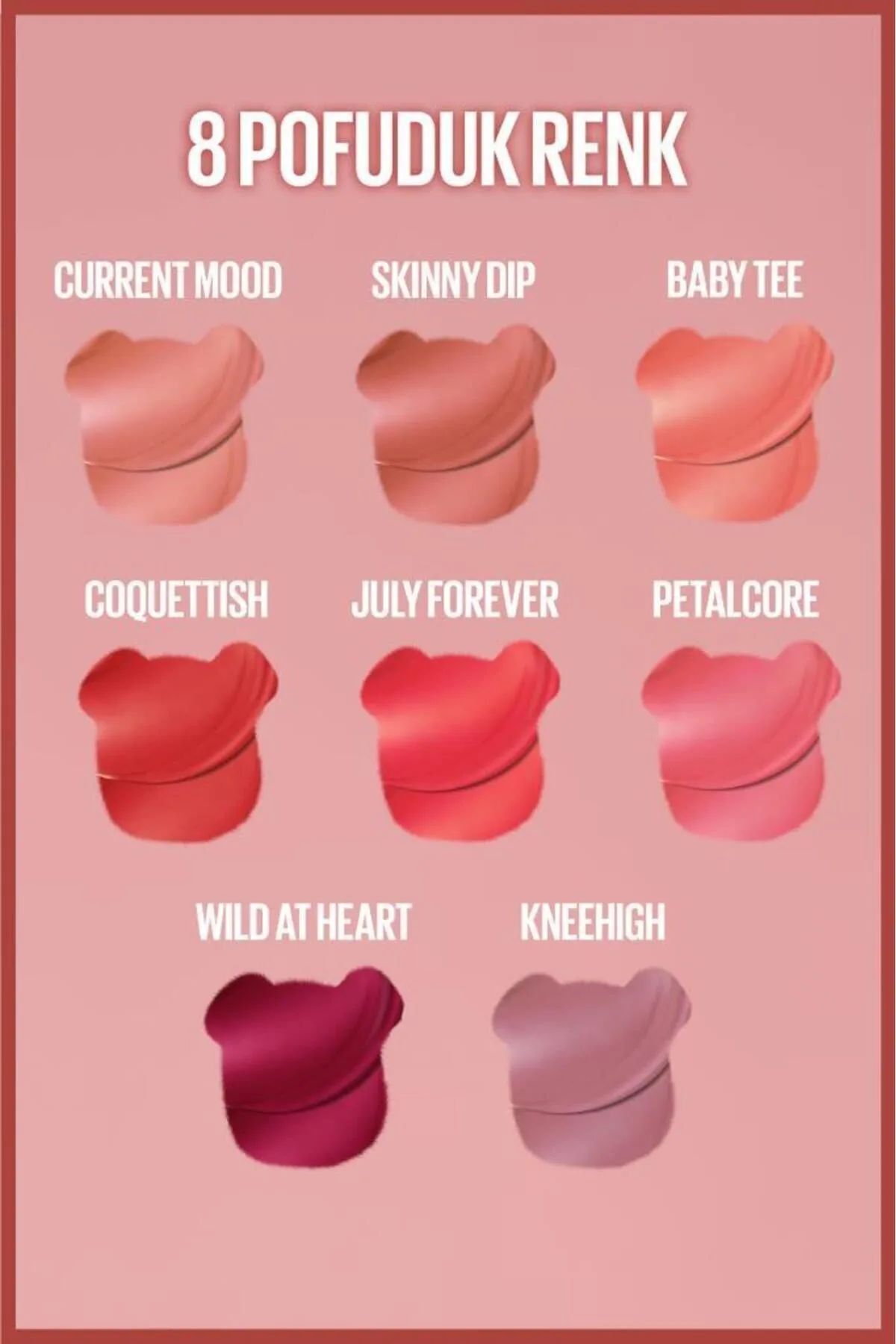 Maybelline Super Stay Teddy Tint Uzun Süre Kalıcı Likit Mat Tint 25 Baby Tee 4