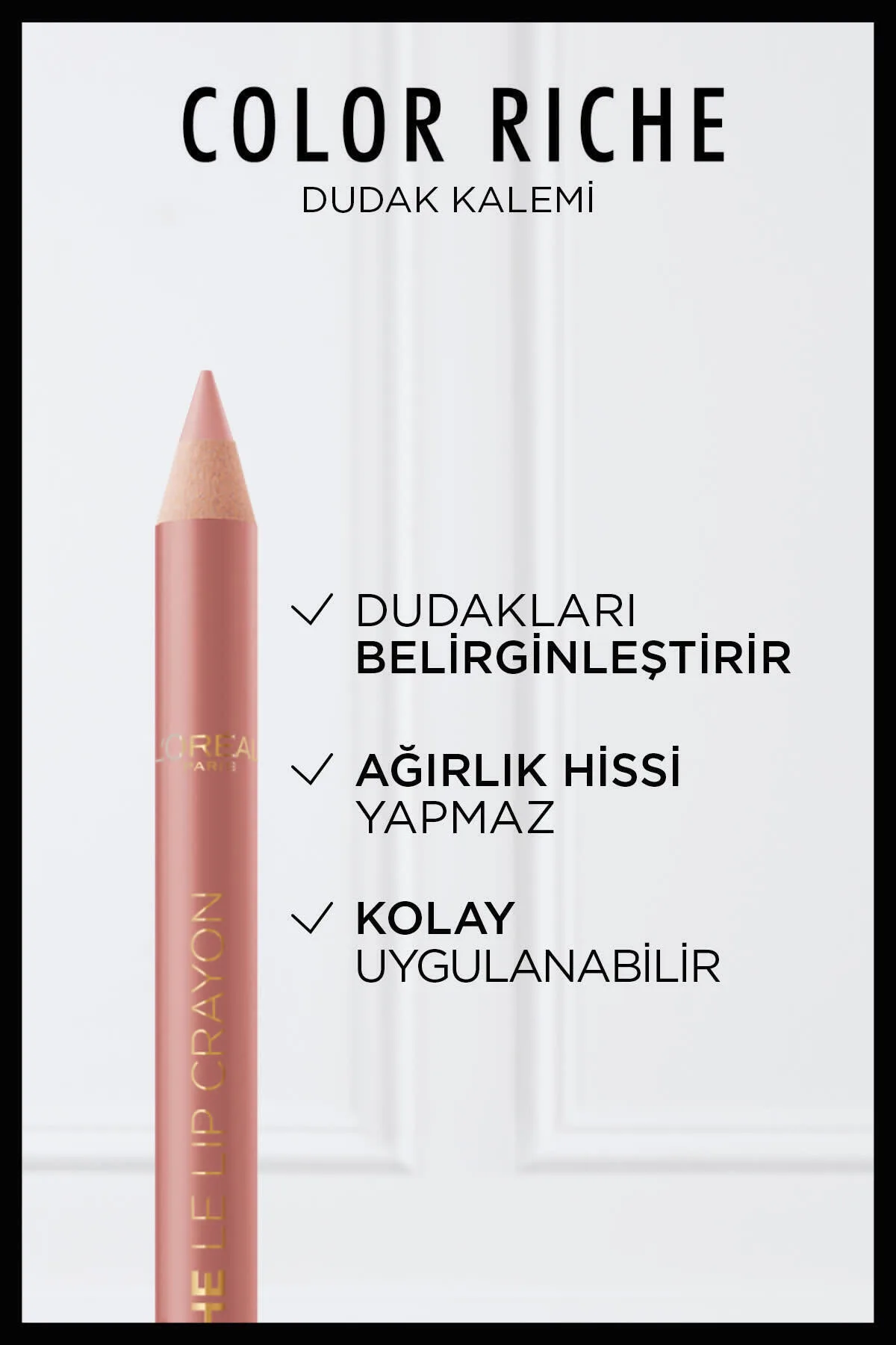 L'Oréal Paris Color Riche Dudak Kalemi - 601 Worth It 2