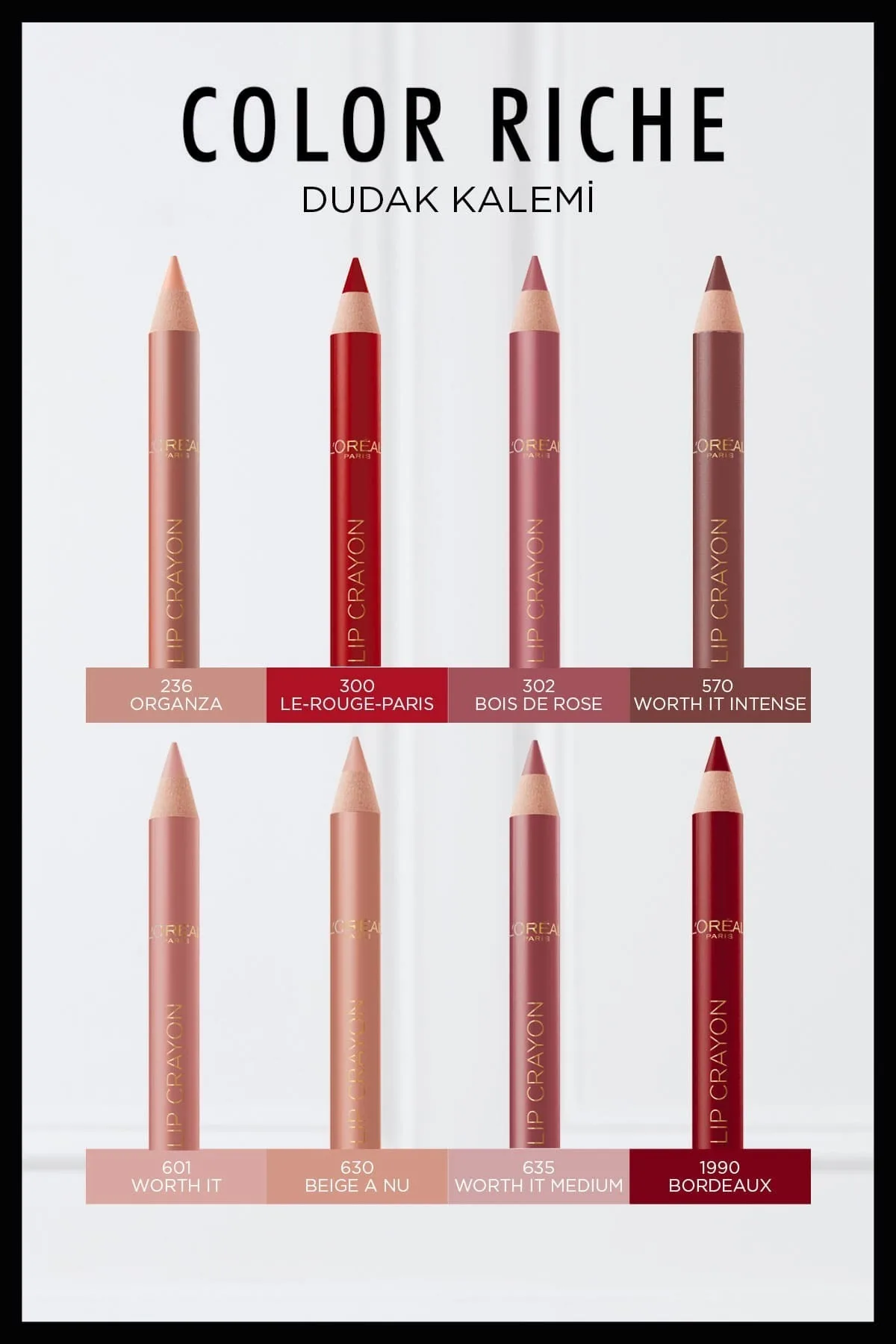 L'Oréal Paris Color Riche Dudak Kalemi - 601 Worth It 4